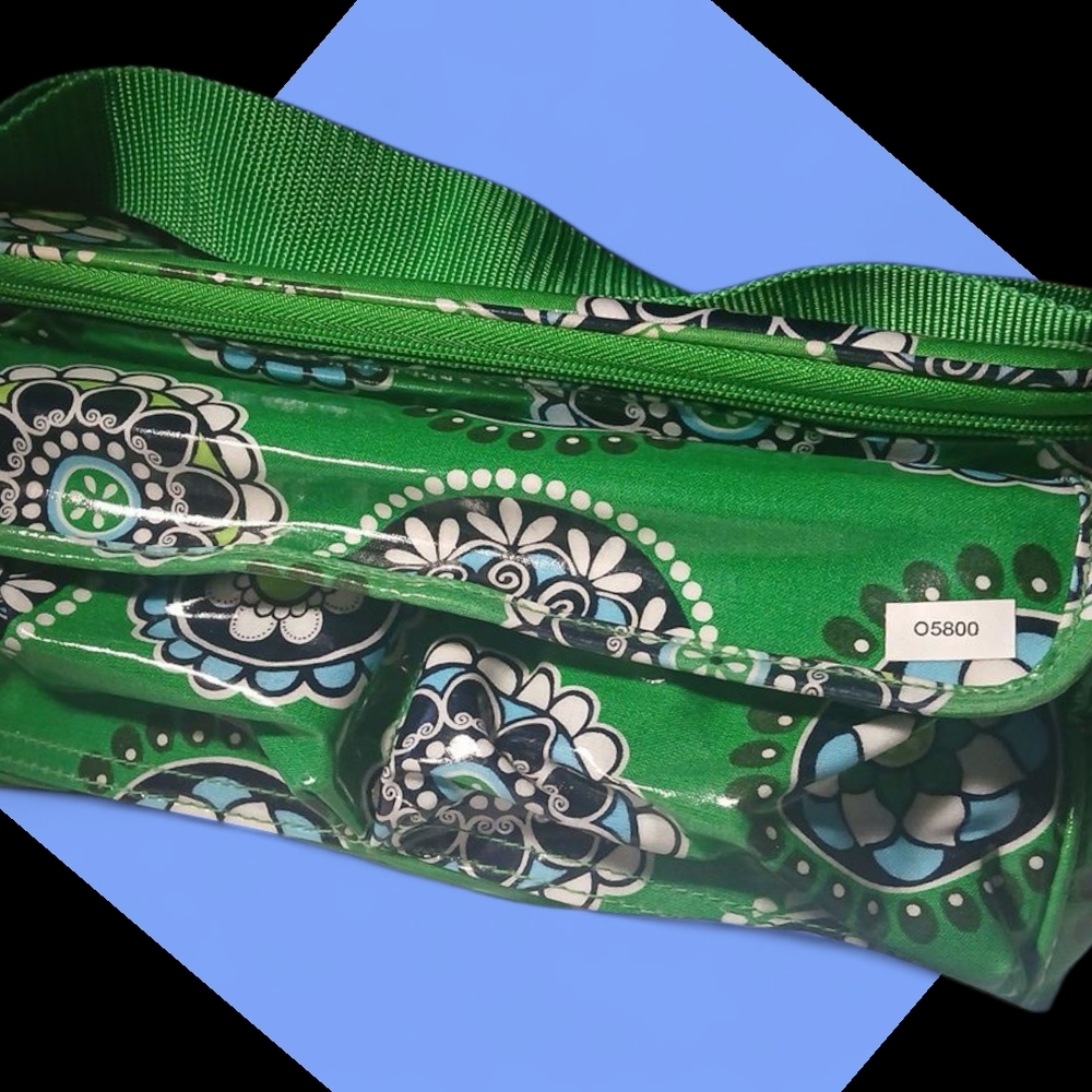 Vera Bradley Green Floral Insulated Lunch Bag